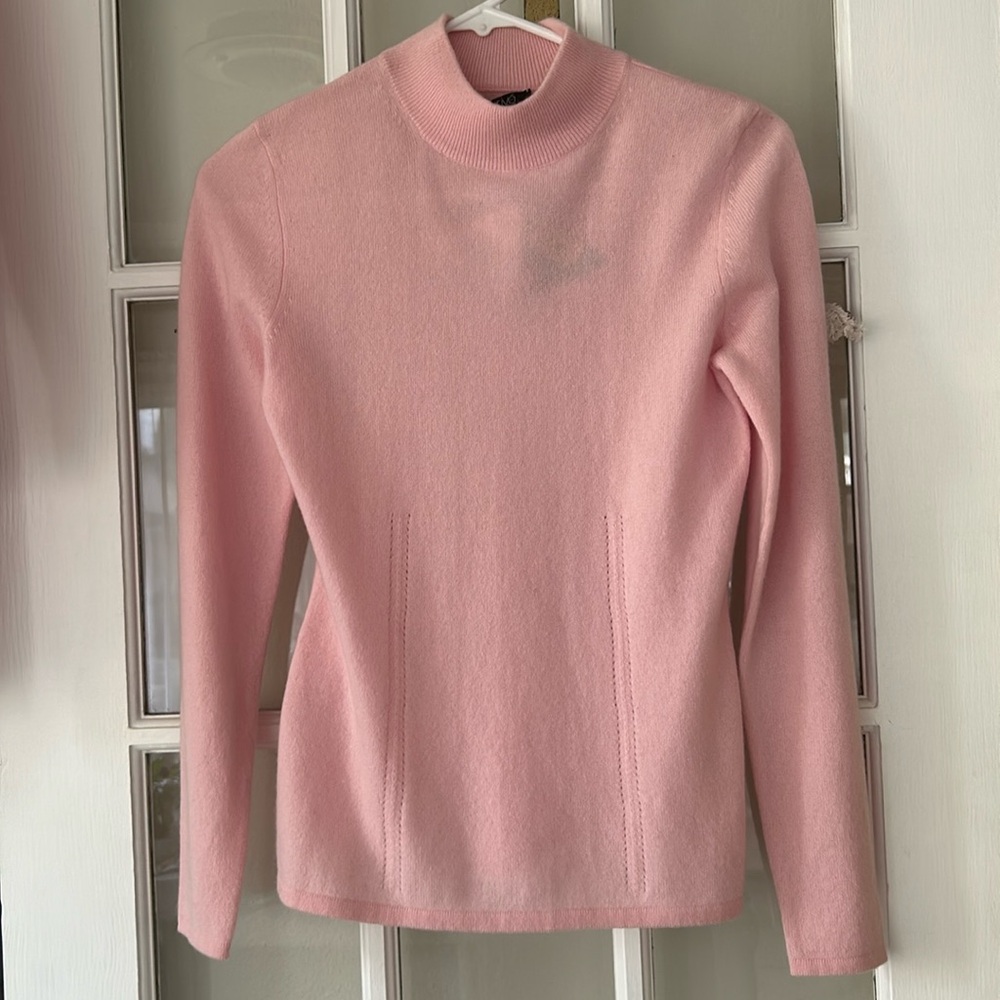 NEW Prive 100% Cashmere High Neck Sweater